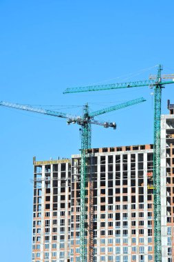 Vinç ve highrise şantiye