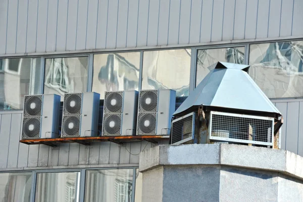 Sistema di ventilazione industriale — Foto Stock