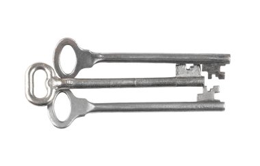 Vintage paslı anahtar