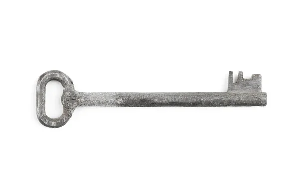 Vintage zardzewiały klucz — Zdjęcie stockowe