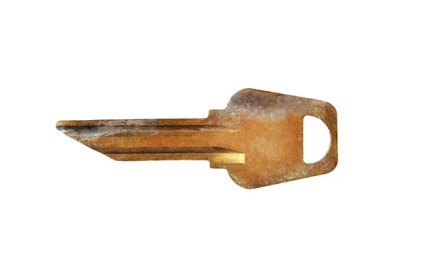 Винтажный ржавый ключ — стоковое фото