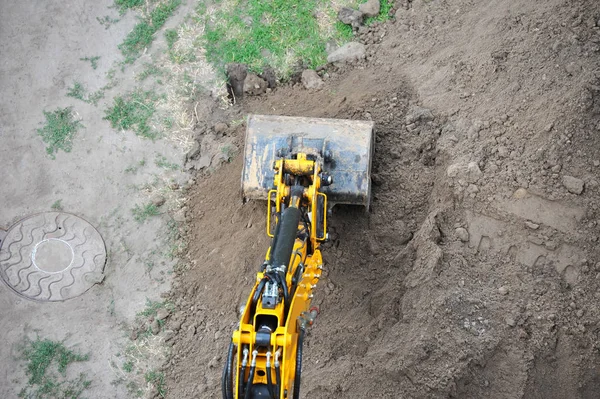 Rusty bulldozer scoop — Stock Photo, Image