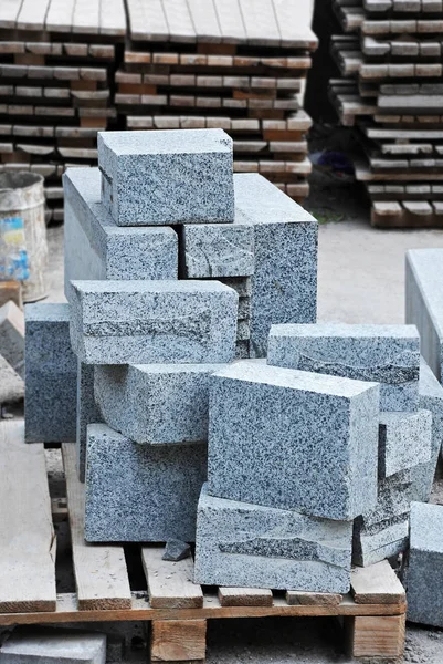 Faced granite tile — Stock Photo, Image