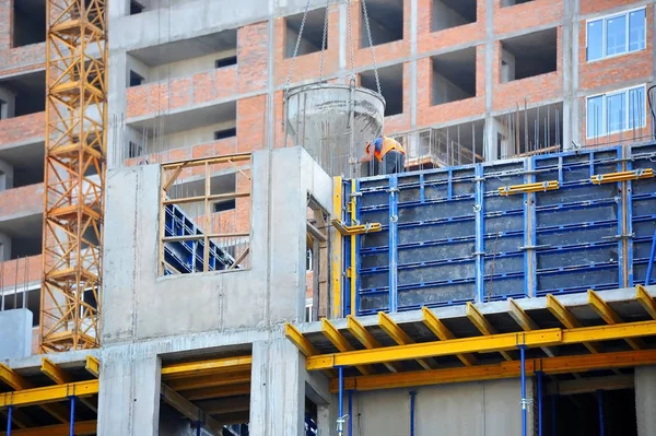 Construction site work — Stock Photo, Image