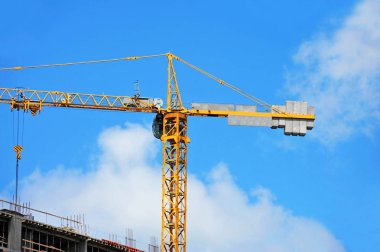 Vinç ve highrise şantiye