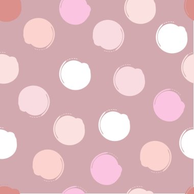 İngilizce Gül inkbrush pattent yinelenen pembe arka plan üzerinde nokta kullanın Tekstil, yüzey, süslemeleri, baskı, ambalaj, tatil Tema