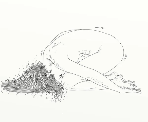 kadın, seksi çıplak erotik