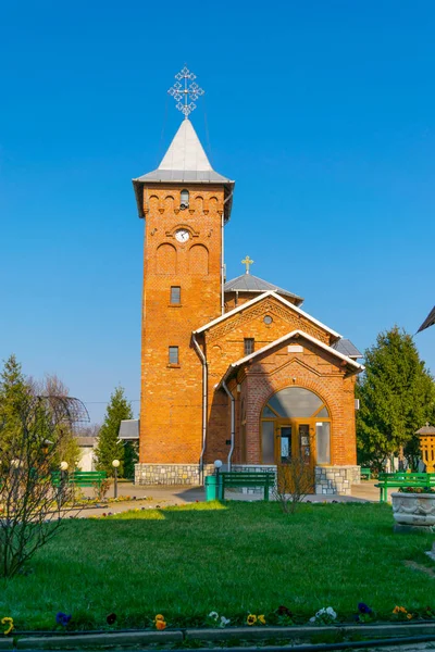 Prahova, Rumänien - 30. März 2019: Pisiota-Kloster in poienarii burchii, Prahova, Rumänien — Stockfoto