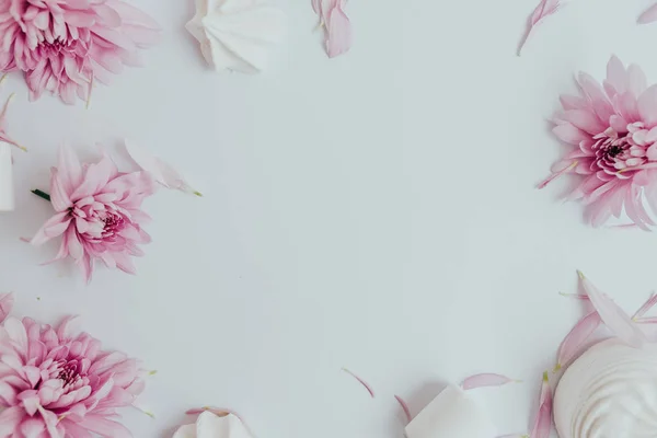 Çiçekli soyut çiçek arkaplanı