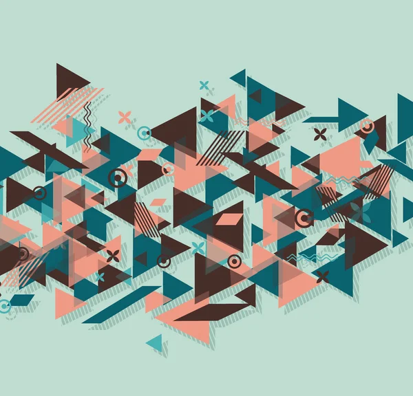 Modèle Géométrique Plat Peut Être Utilisé Pour Les Brochures Bannières — Image vectorielle