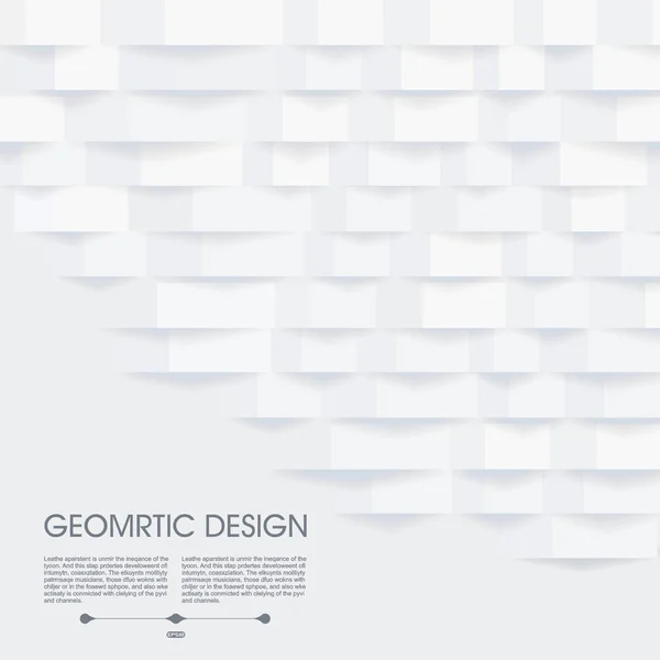 Fundo Geométrico Abstrato Design Poligonal Com Faixas Papel Ilustração Vetorial — Vetor de Stock