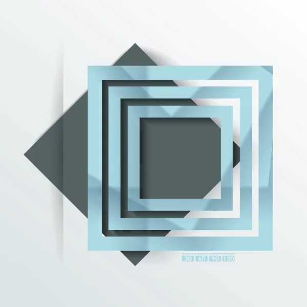 Vector Design Blauw Zwart Rhombus Achtergrond — Stockvector