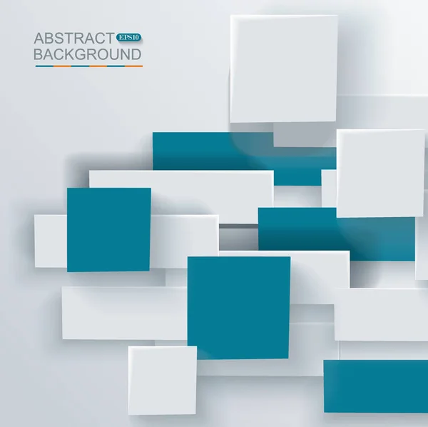 Forme Géométrique Abstraite Partir Éléments Gris Bleu Fond Vectoriel — Image vectorielle