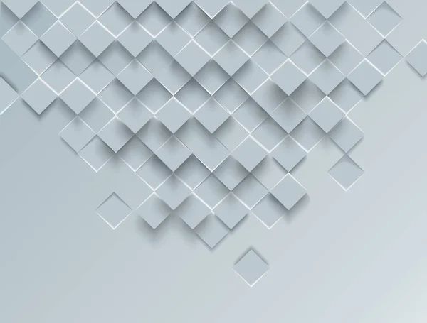 Abstrakte Geometrische Form Aus Grauen Transparenten Ziegeln Regtangles Vektorhintergrund — Stockvektor