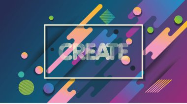 Soyut şekilli vektör arka planı.