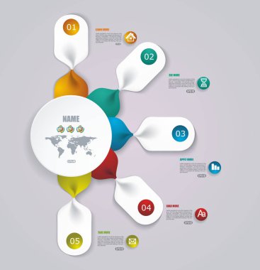 Web afiş ve seçenek panelleri tasarımı, online s için kullanılabilir