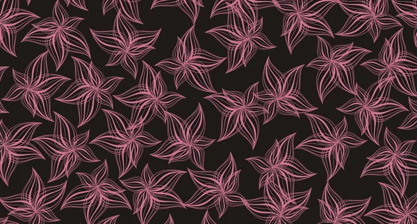 Motif floral. Peut être utilisé pour le papier peint, fond de page Web , — Image vectorielle