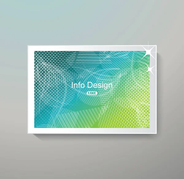 Plantilla Banner Brillante Para Diseño Negocios Informes Presentación Diseño Flujo — Archivo Imágenes Vectoriales