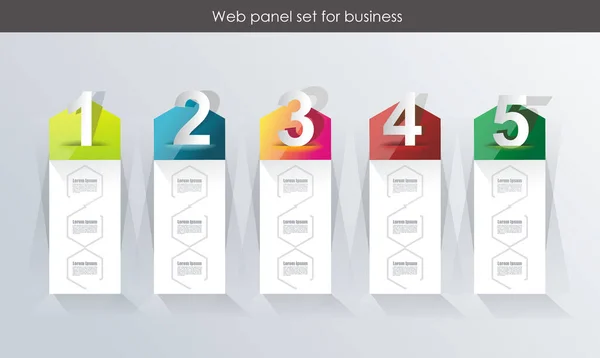 Business Design Template Opzione Banner Può Essere Utilizzato Linee Passaggio — Vettoriale Stock