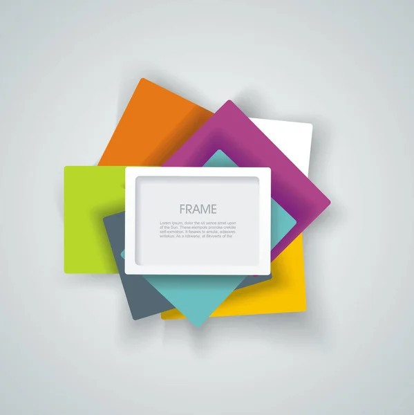 Vectorframe Kan Gebruikt Worden Voor Zakelijke Presentaties Verkoopadvertenties Posters Uitnodigingen — Stockvector