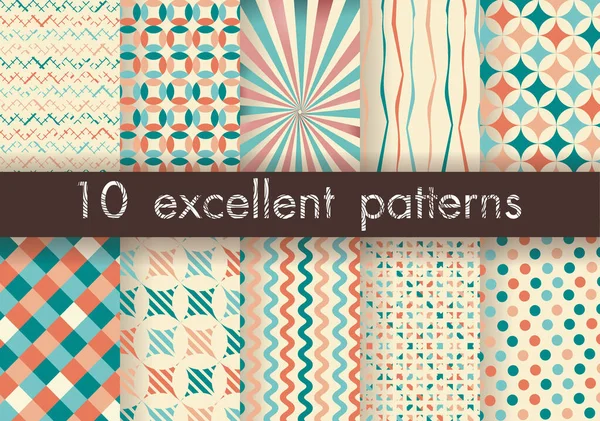 Retro Design Wallpapers Banners Folhetos Cartazes Com Formas Abstratas Memphis — Vetor de Stock