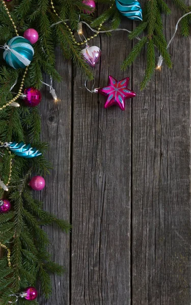 Joyeux Noël Bonne Année Cadeaux Naturels Décoratifs Noël Paillettes Sapin — Photo