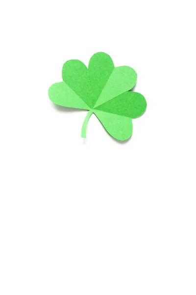Happy St.Patrick's Day shamrock text greeting card — Stock Photo, Image