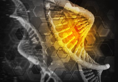 DNA molekülleri arka plan