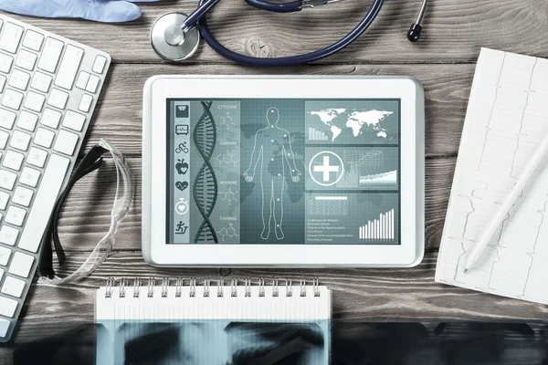 Tecnologie digitali in medicina — Foto Stock