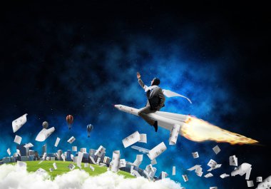 İş başarı ve hedefleri başarı kavramı.