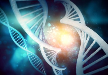 DNA molekülleri arka plan