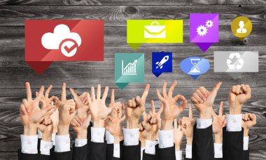 El hareketleri ve simgeler kümesi