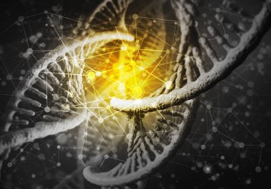 DNA molekülleri arka plan