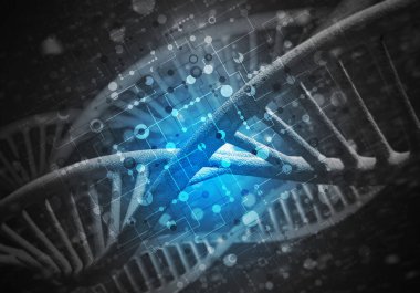 DNA molekülleri arka plan