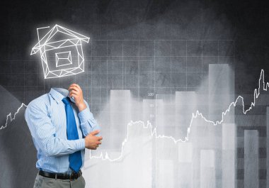 İşadamı evi yerine kafasını modeli ile