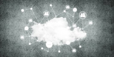 Bağlantı ve veri paylaşımı için kablosuz teknolojiler soyut bir kavram olarak