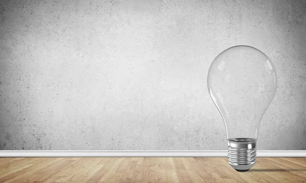 Concetto di lampadina come simbolo di nuova idea. — Foto Stock