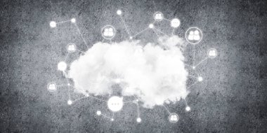 Bağlantı ve veri paylaşımı için kablosuz teknolojiler soyut bir kavram olarak