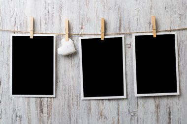 Siyah boş phote çerçeve