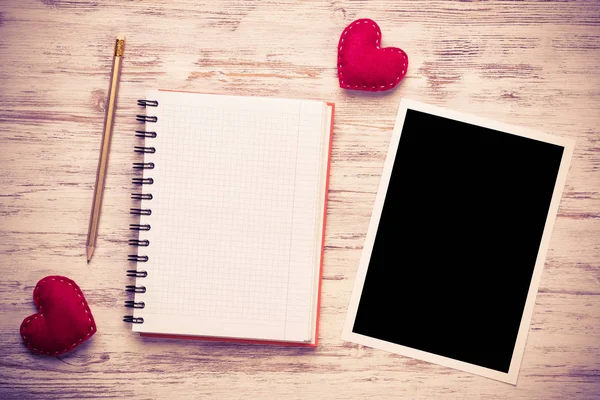 Scrivere un messaggio d'amore — Foto Stock