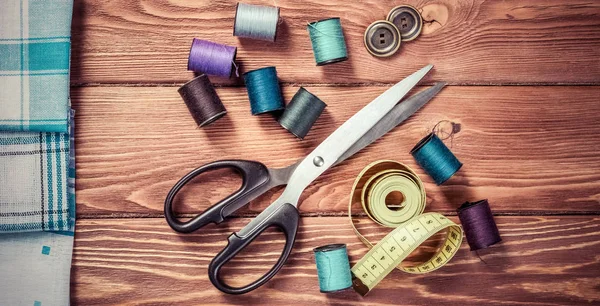 Artículos para costura o bricolaje — Foto de Stock