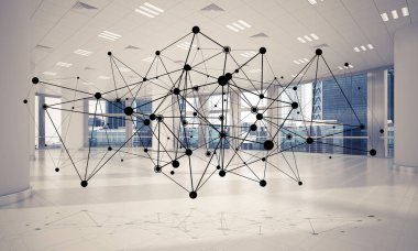 Etkin modu için kavram olarak ağ ve kablosuz bağlantı