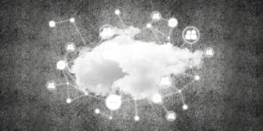 Bağlantı ve veri paylaşımı için kablosuz teknolojiler soyut bir kavram olarak