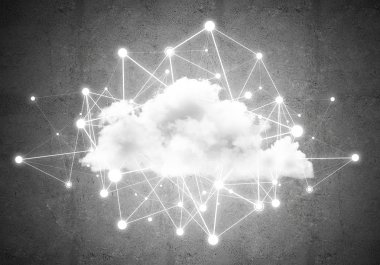 Bağlantı ve veri paylaşımı için kablosuz teknolojiler soyut bir kavram olarak