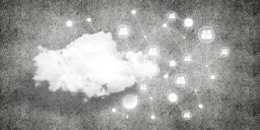 Bağlantı ve veri paylaşımı için kablosuz teknolojiler soyut bir kavram olarak