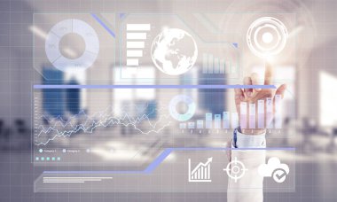 İş Küreselleşme için modern teknolojiler kullanarak kavramı 