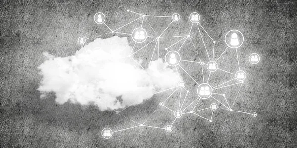 Bağlantı ve veri paylaşımı için kablosuz teknolojiler soyut bir kavram olarak