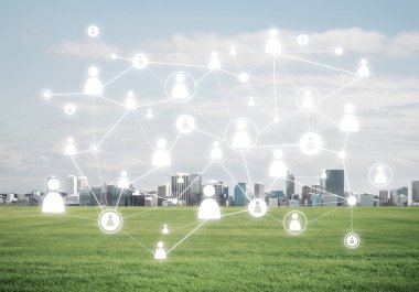 Ağ ve sosyal iletişim etkili busin için aracı olarak