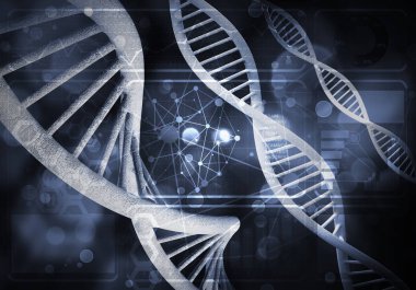 DNA molekülleri arka plan