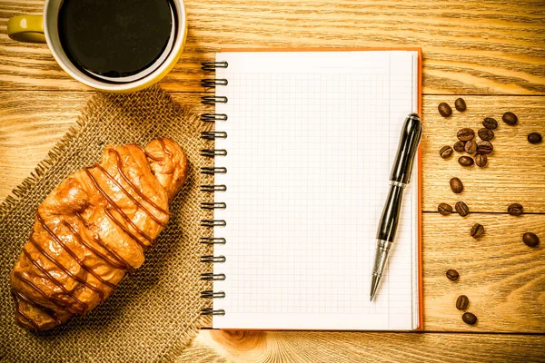 Pausa para café com lanche — Fotografia de Stock